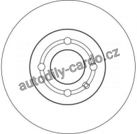 Brzdový kotouč TRW DF4232 - VW POLO, LUPO
