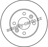 Brzdový kotouč TRW DF1010 - RENAULT