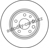 Brzdový kotouč TRW DF2773 - OPEL VECTRA