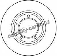 Brzdový kotouč TRW DF1833 - LANDROVER