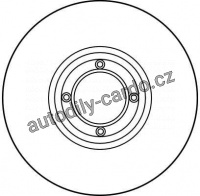 Brzdový kotouč TRW DF1860 - AUSTIN, MINI