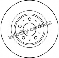 Brzdový kotouč TRW DF4233 - VOLVO S70, V70 I