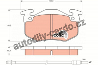 Sada brzdových destiček TRW GDB328 - RENAULT TWINGO