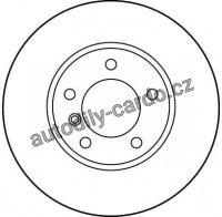 Brzdový kotouč TRW DF2769 - BMW 5 E39