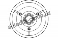 Brzdový buben TRW DB4097 - CITROEN TALBOT, VISA