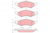 Sada brzdových destiček TRW GDB4011 - FORD ESCORT 1.9 84-91