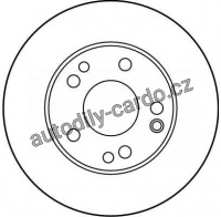Brzdový kotouč TRW DF2814 - MERCEDES W201
