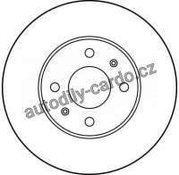 Brzdový kotouč TRW DF3000 - NISSAN SUNNY