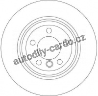 Brzdový kotouč TRW DF4391 - BMW 7