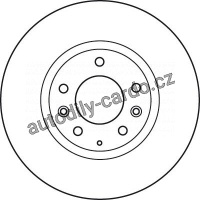 Brzdový kotouč TRW DF4974S - MAZDA 6 07-