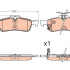 Sada brzdových destiček TRW GDB3588 - HONDA