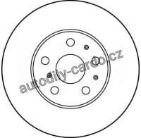 Brzdový kotouč TRW DF3037 - TOYOTA CARINA