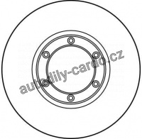 Brzdový kotouč TRW DF3049 - OPEL FRONTERA