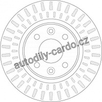 Brzdový kotouč TRW DF6534