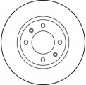 Brzdový kotouč TRW DF1216 - CITROEN BX, PEUGEOT 405 II