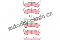 Sada brzdových destiček TRW GDB4123 - FORD EXPLORER 96-