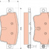 Sada brzdových destiček TRW GDB1872 - FIAT PUNTO EVO 09-