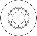Brzdový kotouč TRW DF1967 - NISSAN PATROL
