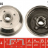 Brzdový buben TRW DB4134 - OPEL CORSA B