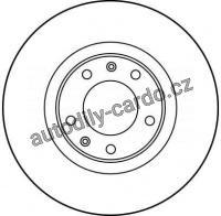 Brzdový kotouč TRW DF1222 - PEUGEOT 605, Citroen XM
