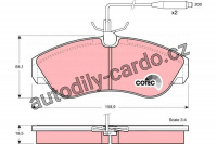 Sada brzdových destiček TRW GDB1106 - FIAT DUCATO