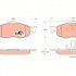 Sada brzdových destiček TRW GDB1107 - FORD MONDEO