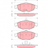 Sada brzdových destiček TRW GDB4125 - CHRYSLER SEBRING 01-