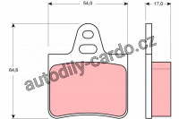 Sada brzdových destiček TRW GDB263 - CITROEN BX