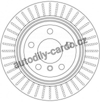 Brzdový kotouč TRW DF6513S