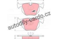 Sada brzdových destiček TRW GDB1119 - BMW 8