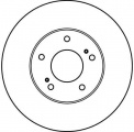 Brzdový kotouč TRW DF2574 - NISSAN MAXIMA
