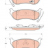 Sada brzdových destiček TRW GDB4139 - JEEP CHEROKEE 04-
