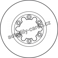 Brzdový kotouč TRW DF4898 - MAZDA B-SERIA 99-