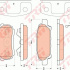 Sada brzdových destiček TRW GDB4143 - DODGE CALIBER 06-