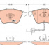 Sada brzdových destiček TRW GDB1617 - AUDI A4