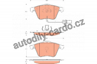 Sada brzdových destiček TRW GDB1689 -