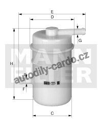 Palivový filtr MANN WK45 (MF WK45)