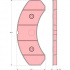 Sada brzdových destiček TRW GDB5078 - KASSBOHRER-SETRA 79-89