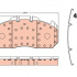 Sada brzdových destiček TRW GDB5086 - RENAULT MAGNUM 00-