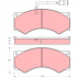 Sada brzdových destiček TRW GDB5054 - DAF F45 91-01
