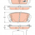 Sada brzdových destiček TRW GDB3462 - KIA CARENS III 06-