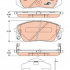 Sada brzdových destiček TRW GDB3461 - KIA CARENS III 06-