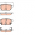 Sada brzdových destiček TRW GDB3454 - TOYOTA AURIS 07-