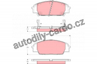 Sada brzdových destiček TRW GDB3250 - HONDA S2000