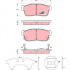 Sada brzdových destiček TRW GDB3236 - SUZUKI CARRY