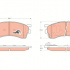 Sada brzdových destiček TRW GDB3209 - MAZDA 323