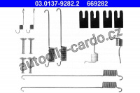 Sada příslušenství, brzdové čelisti ATE 03.0137-9282 (AT 669282)