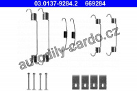 Sada příslušenství, brzdové čelisti ATE 03.0137-9284 (AT 669284)