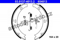 Sada brzdových čelistí ATE 03.0137-4013 (AT 654013)