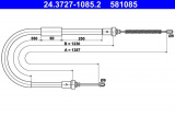 Lanko ruční brzdy ATE 24.3727-1085 (AT 581085)